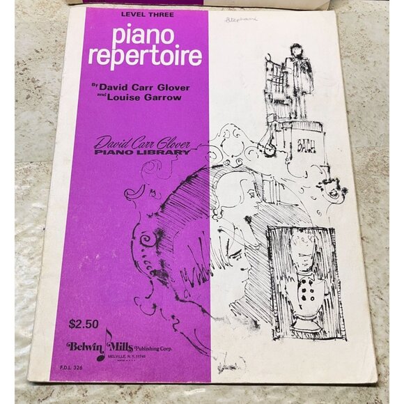 David Carr Glover Piano Library Technic and Repertoire Level 3 Vtg Sheet Music - Picture 7 of 11